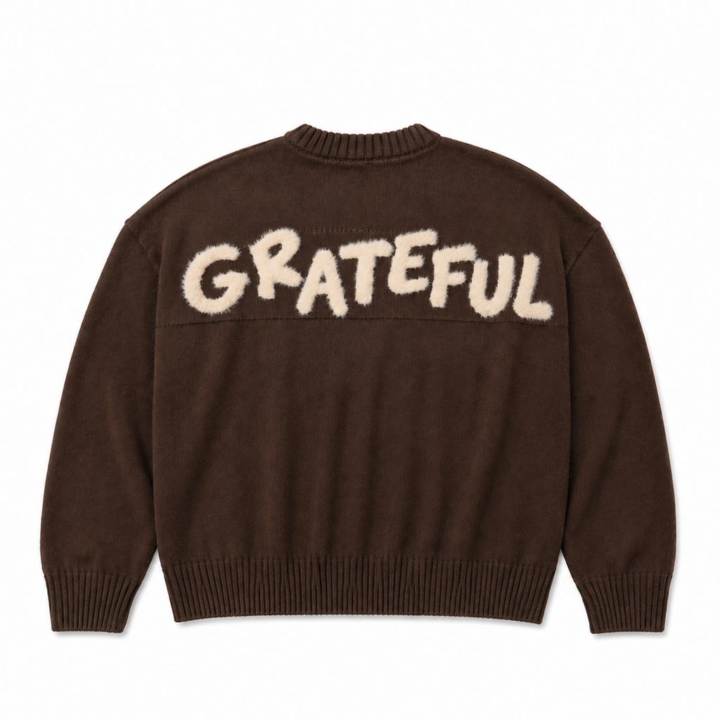 GRATEFUL FUR SWEATER