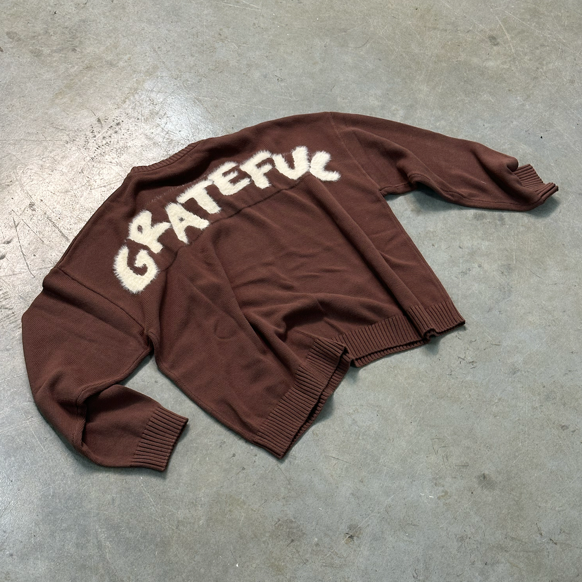 GRATEFUL FUR SWEATER